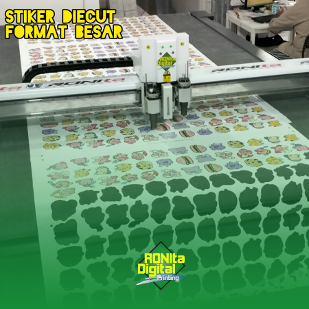 Jasa Cetak Diecut Sticker Format Besar