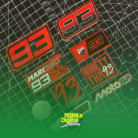 Stiker Diecut MotoGP MM93