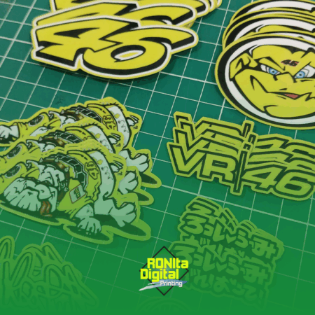Stiker Diecut MotoGP Valentino Rossi 46