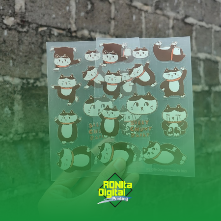 Stiker Sheet Transparan RDS Superclear