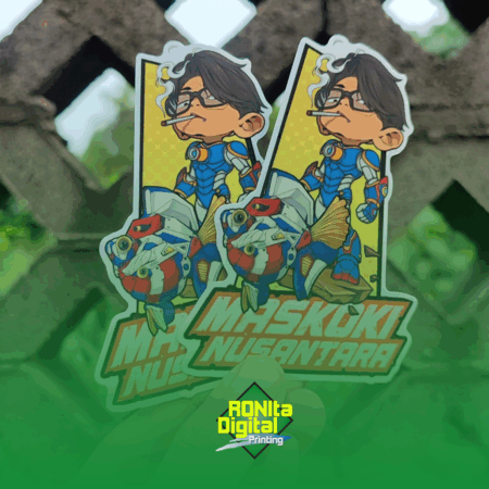 Stiker Vinyl Maxdecal UV Gell Diecut