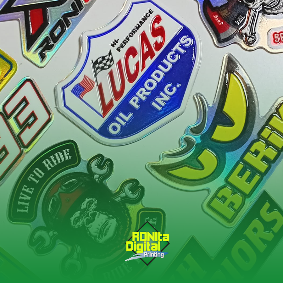 Stiker Emboss Digital Hologram