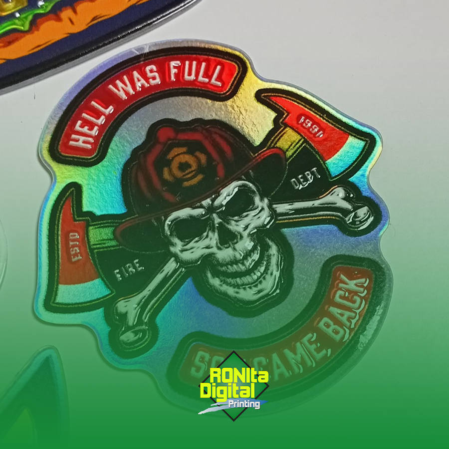 Stiker Emboss Digital Hologram - Gambar 3